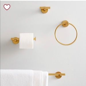 West Elm bathroom accessories set